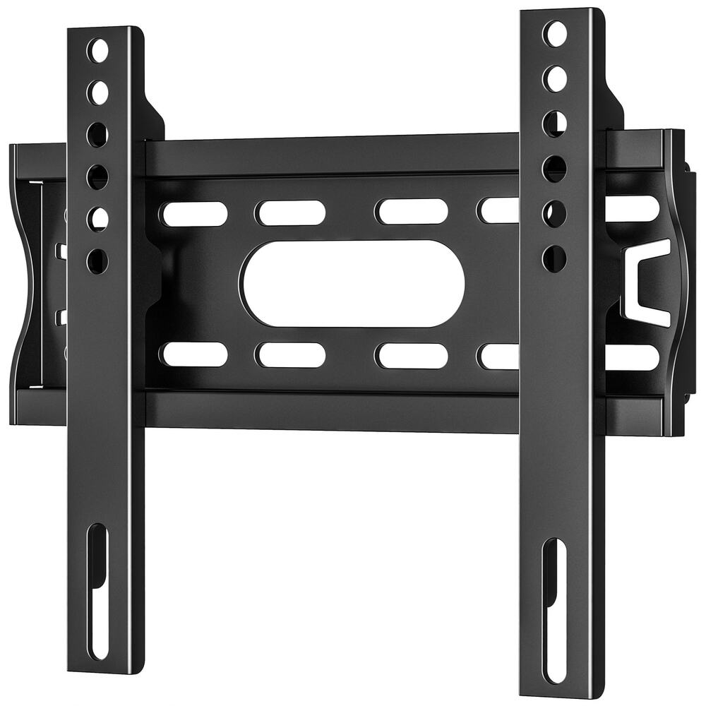 New Fixed TV Wall Mount 13-43in 66lb Matte Black